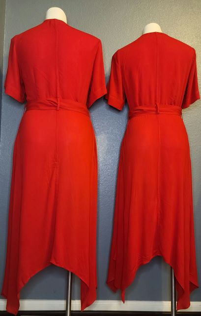 Red Wrap Dress
